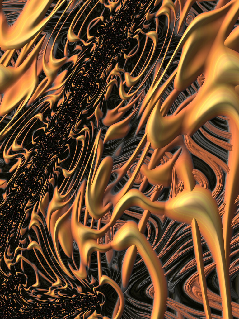 Three Swirls At Sunset 